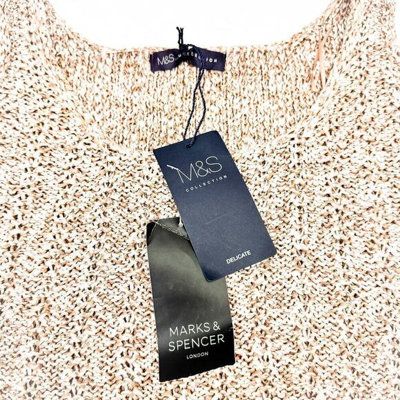 Marks & Spencer Wool Sleeveless Sweater Top Size L - Picture 2 of 5